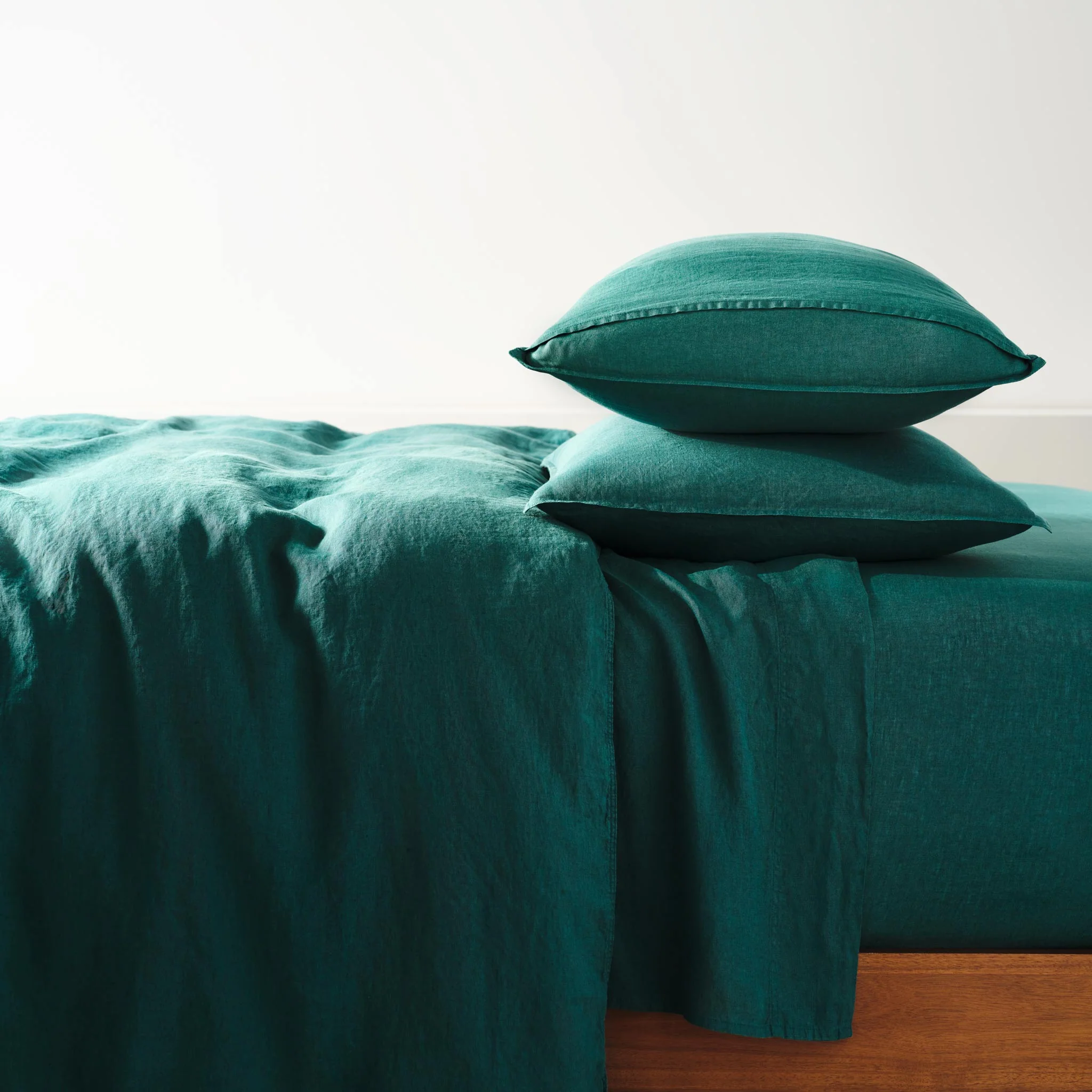 Washed European Linen Core Sheet Set - Image 27