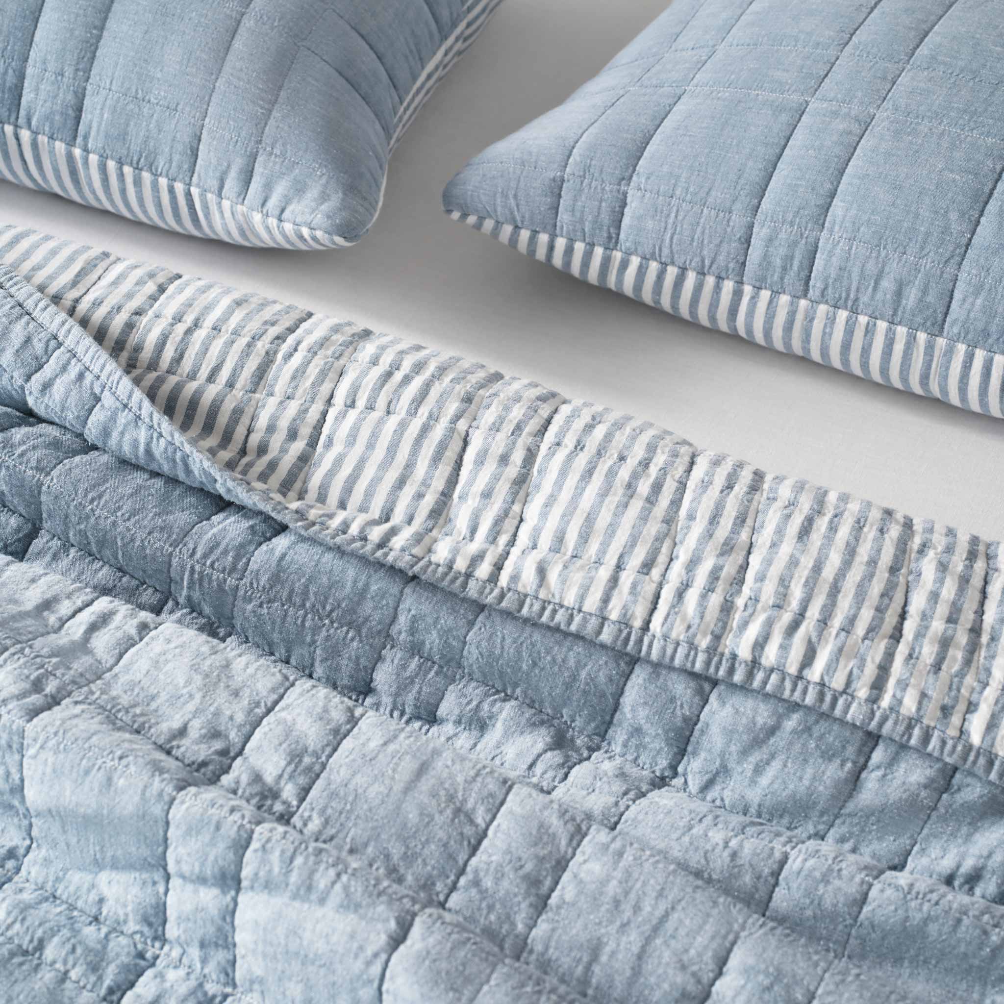Washed European Linen Quilt Set - Image 19