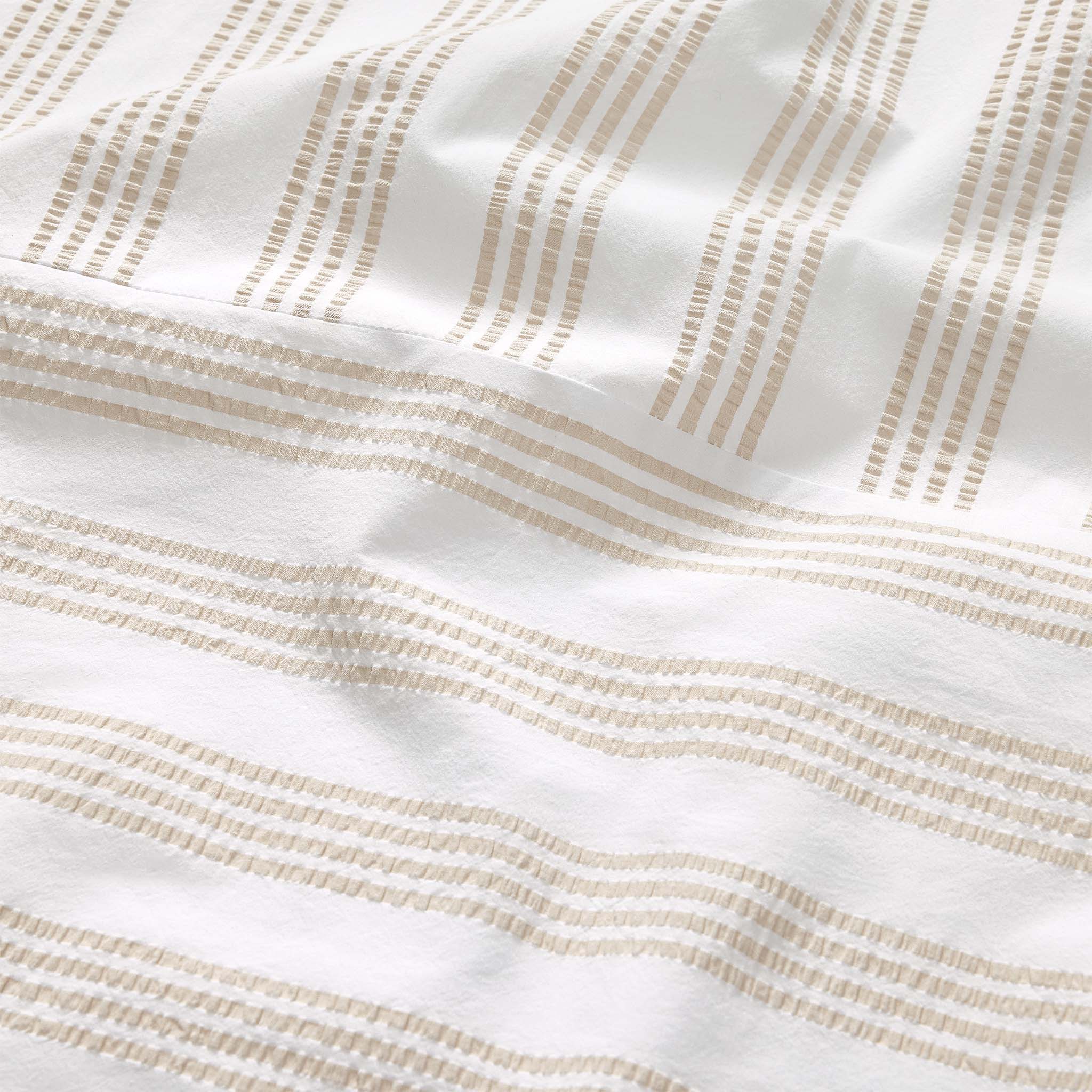Seersucker Classic Percale Duvet Cover - Image 2